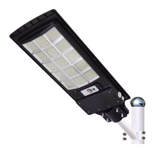 Réverbère solaire Lumière LED Tête de réverbère solaire
